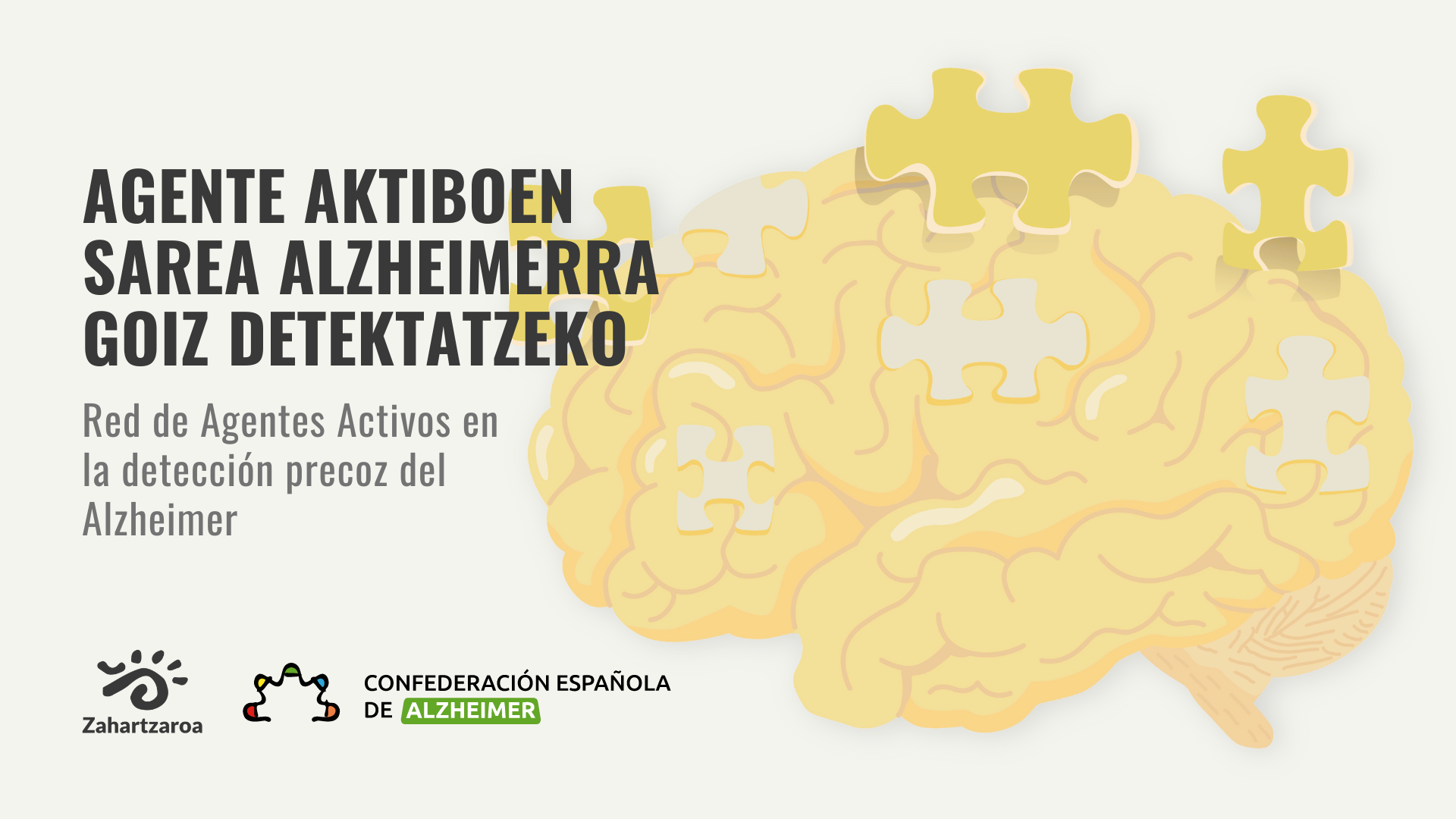 Zahartzaroa se une a la Red de Agentes Activos en la Detección Precoz del Alzheimer